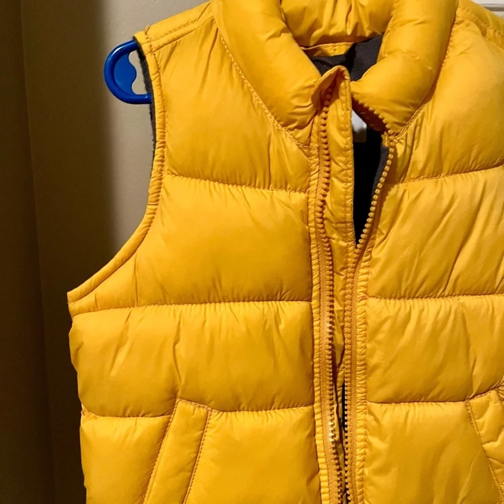 Old Navy Kids Yellow Puffer Vest